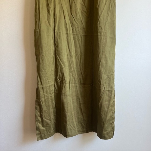 NWOT Gravel And Gold Savio Dress in Gras - Picture 9 of 16